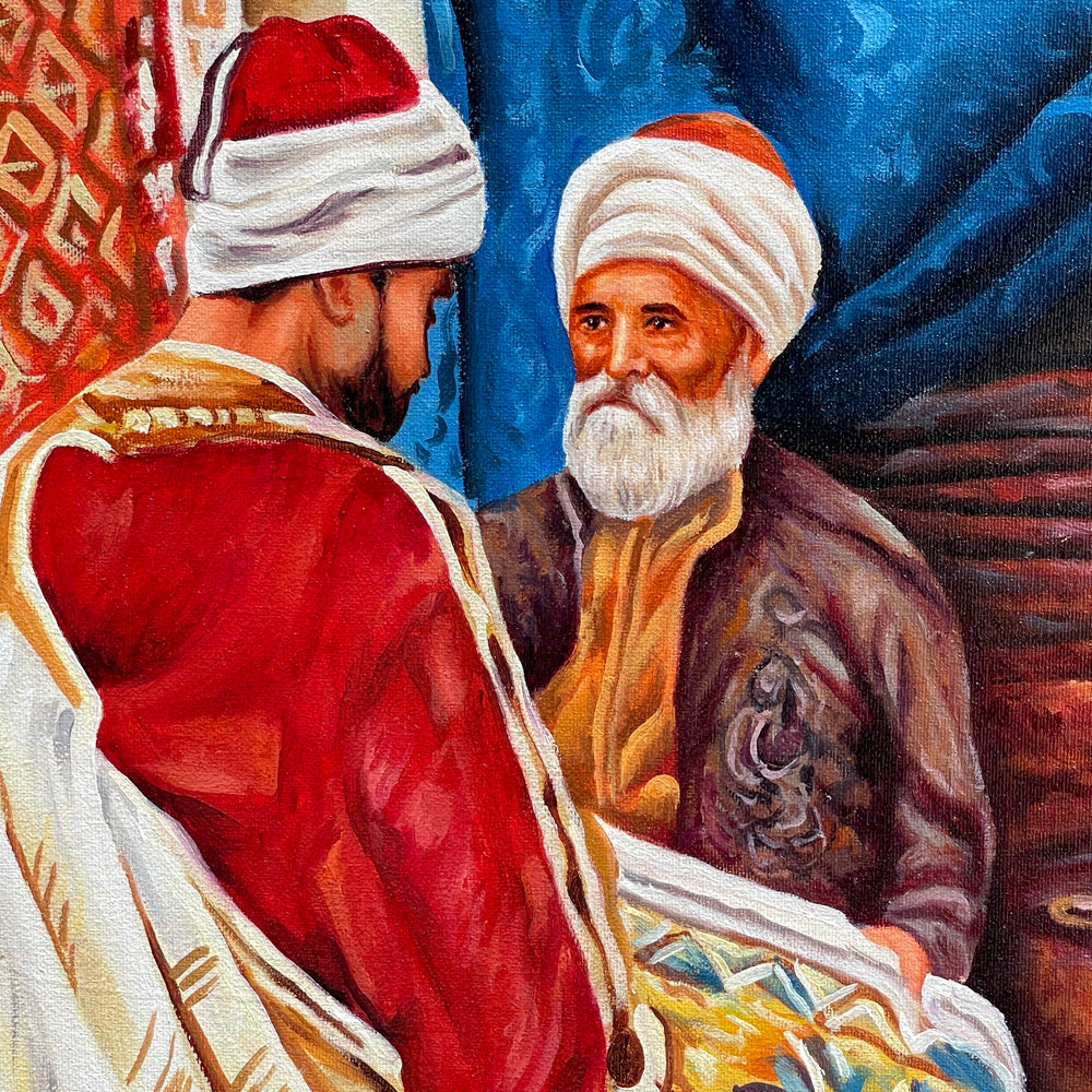Persian Carpet Seller | Handmade Painting - Prime Décor