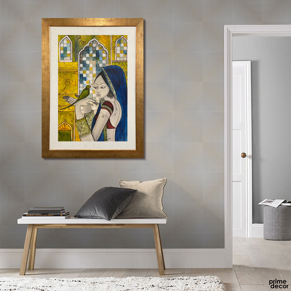Mughal Empress | Handmade Painting - Prime Décor