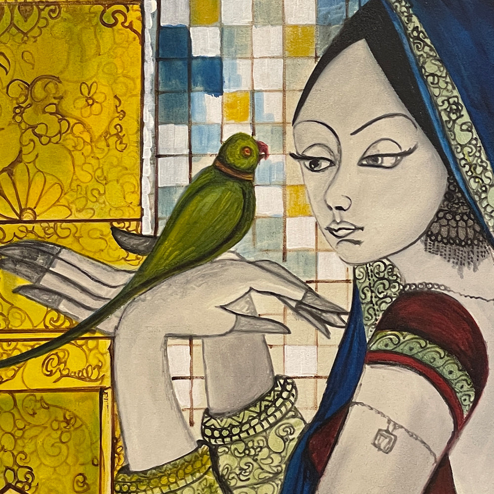 Mughal Empress | Handmade Painting - Prime Décor