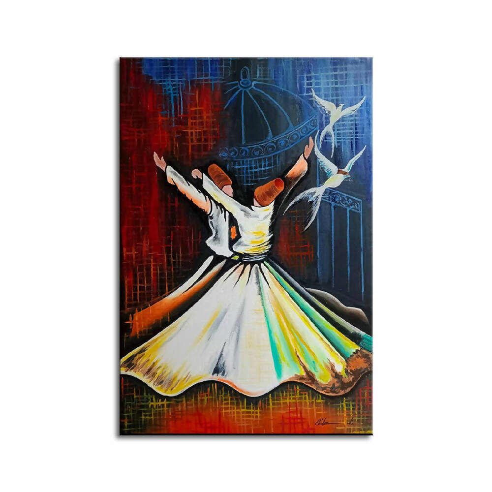 Spiritual Sufism Darwesh | Handmade Painting