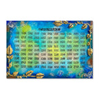 ASMA UL HUSNA (99 Names of Allah) With Embossed Golden Branches | Handmade Painting - Prime Décor