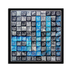 Blue & Black 99 Name of ALLAH | Handmade Painting - Prime Décor